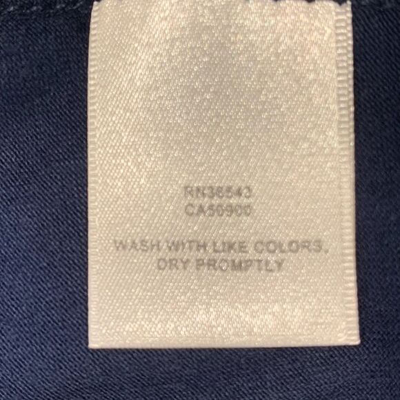 $5 item/ NWT Gf Van Heusen Soft stretchy navy lace front tank top - Picture 10 of 12